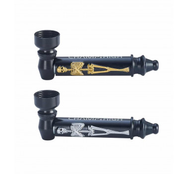 Трубка чорна CHAMP HIGH BLACK SKELETON PIPE DL12 оптом - 89483