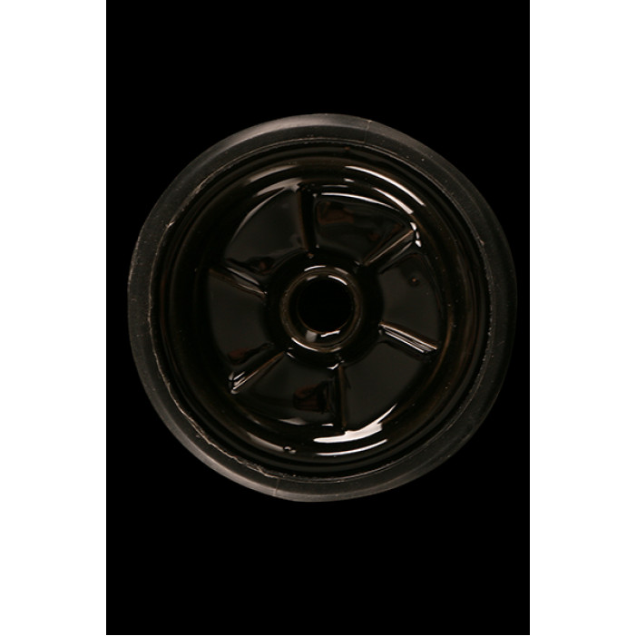 Чаша силиконовая + керамика Kaya Silscone Tobacco Bowl Lamella-Funnel inste Black (Черний) оптом - 24203