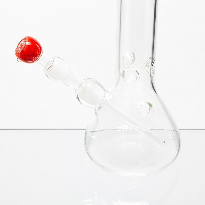 Бонг скляний BOOST PRO Beaker Black H:44cm - Ø:50mm - SG:18.8mm оптом - 88105
