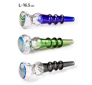 Трубка стеклянная MISTIQ L:16.5 см оптом - 89406