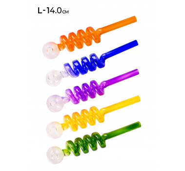 Трубка стеклянная MISTIQ L:14 см оптом - 89524