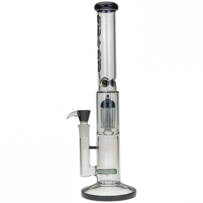 Бонг склянний Grace Glass Limited Edition Black Barrel Bong H:42cm D:55mm Socket:18,8cm TH:5mm оптом - 88113