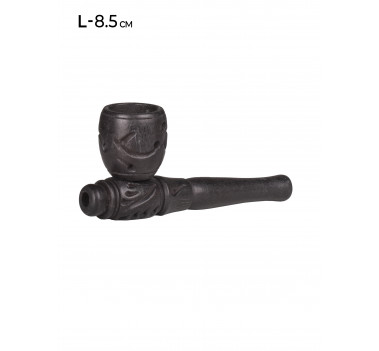 Трубка дерев'яна MISTIQ Carved L:8.5 см оптом - 89511