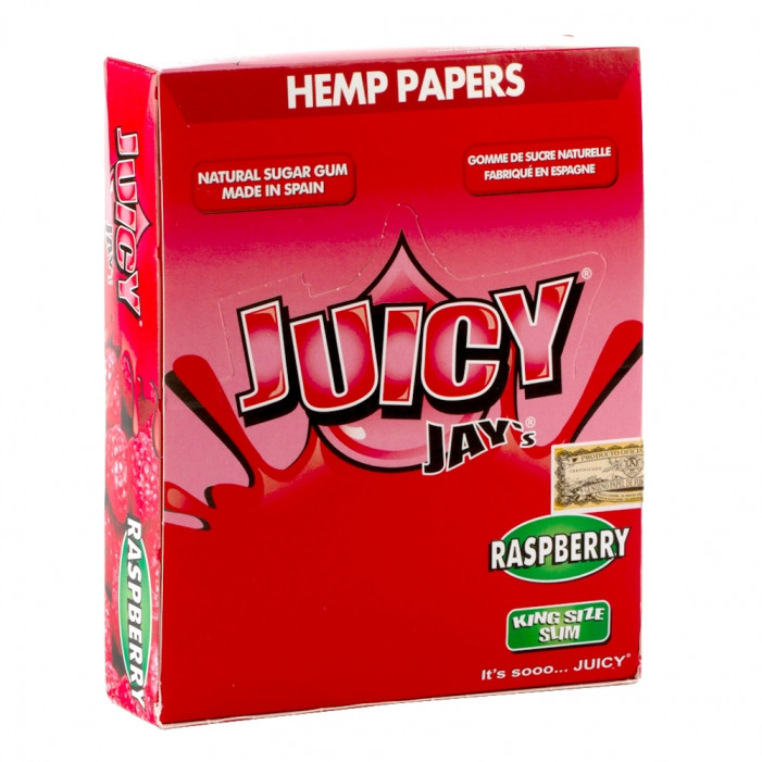 Папір для самокруток King Size Juicy Jays Raspberry оптом - 89249
