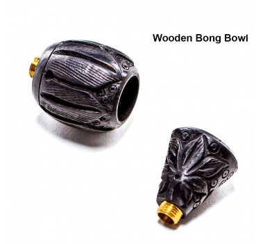 Ковпак Wooden bong bowl black оптом - 89014