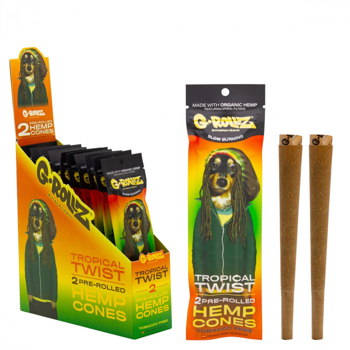 Конус G-ROLLZ - 2x Mango Flavored Pre-Rolled Hemp Cones оптом - 89426 Конус G-ROLLZ - 2x Mango Flavored Pre-Rolled Hemp Cones оптом - 89426