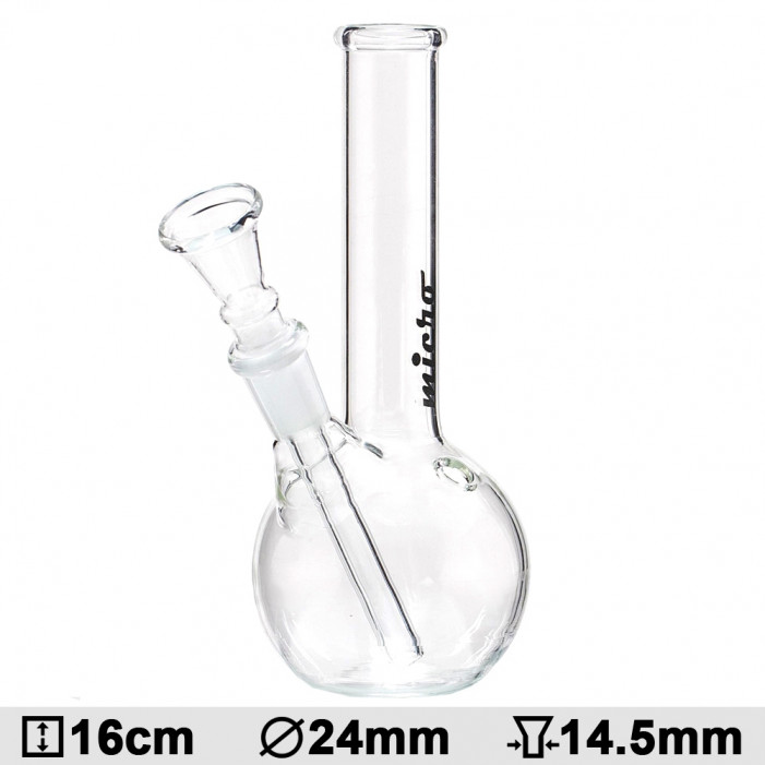 Бонг стеклянный Micro Glass Bong H:16см оптом - 88026