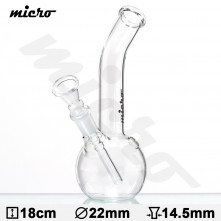 Бонг скляний  Micro H:18cm Ø:36mm