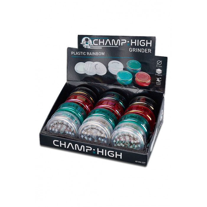 Гриндер пластиковый Champ CH.HIGH PLASTIC GRIND. RAINBOW FIN. DL12 оптом - 89466