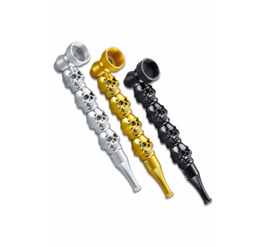 Трубка металева Champ CHH SKULL METAL PIPE 12.4CM DL-12 оптом - 89493