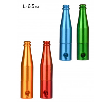 Трубка металева MISTIQ L:6.5 см оптом - 89507