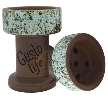 Чаша для кальяна Gusto Bowls Rook (Gray/White) оптом - 24189