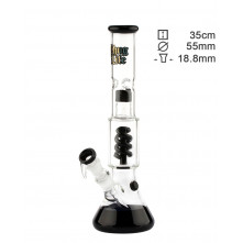 Бонг скляний Thug Life | OG Series V2 Black - H:35cm - SG:18.8mm - D:55mm