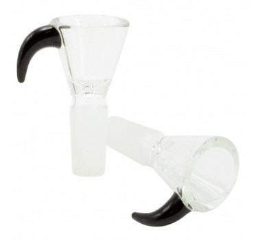  Ведерко для бонгов Glass Bowl SG with Handle +3 mm Hole - SG:14.5mm оптом - 88507