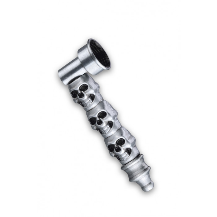 Трубка металева CHAMP HIGH SKULL METAL PIPE 8 CM  оптом - 89463