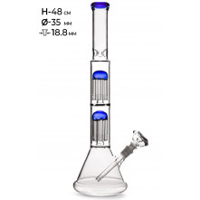 Бонг скляний MISTIQ - H: 48cm Ø: 35mm S: 18.8mm