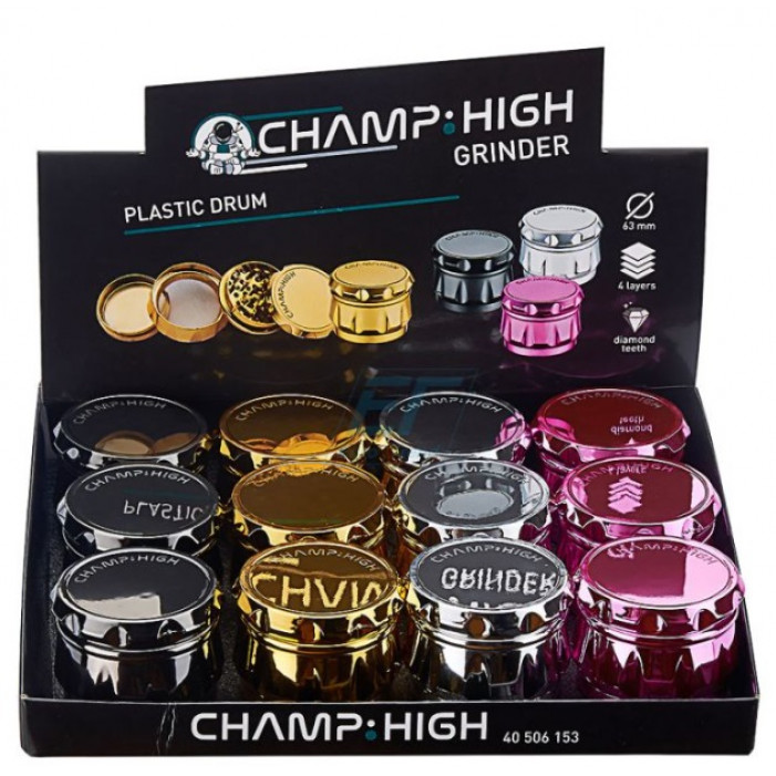 Гриндер пластиковый Champ C HIGH DRUM PLASTIC GRINDER SH 63MM  оптом - 89450