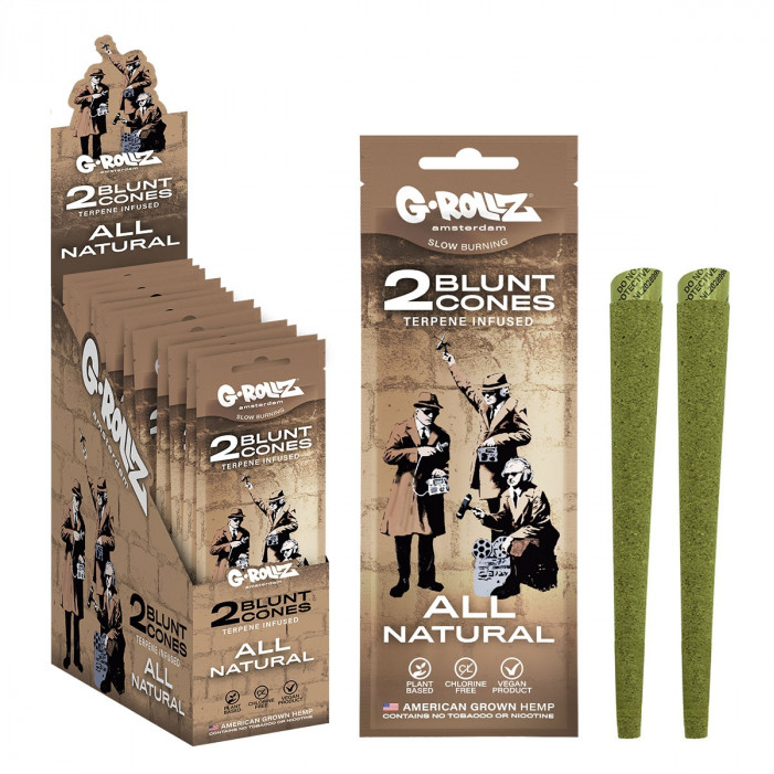 Конуси для самокруток G-ROLLZ Banksy's Graffiti 2x All Natural оптом - 89446