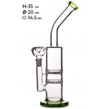 Бонг скляний MISTIQ H:35cm - Ø:20mm-SG:14.5mm