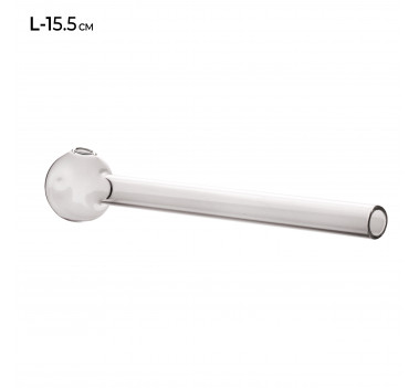 Трубка стеклянная MISTIQ L:15.5 см оптом - 89523