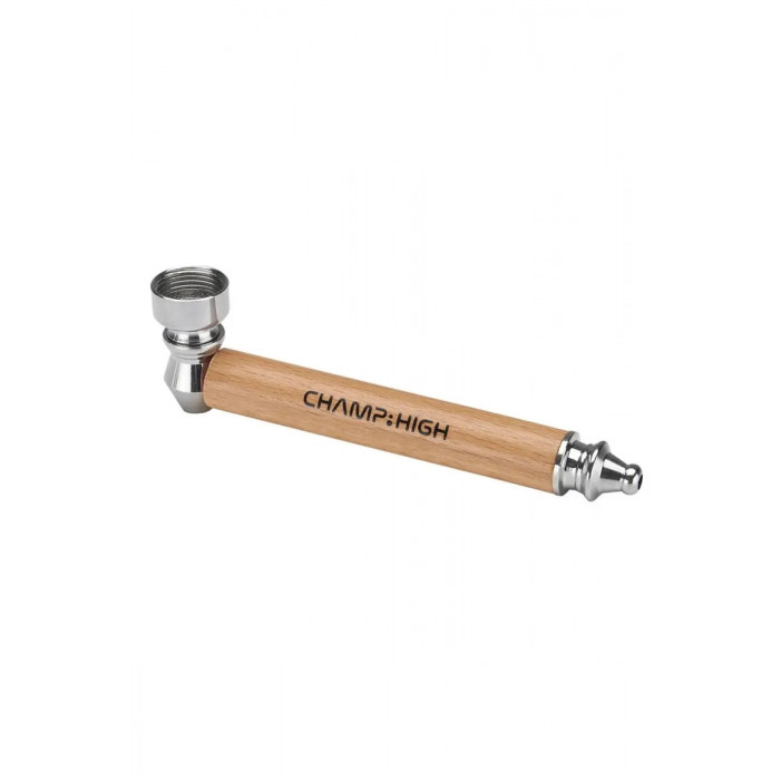 Трубка метал/дерево CHAMP HIGH METAL / WOODEN PIPE12CM D12 оптом - 89456