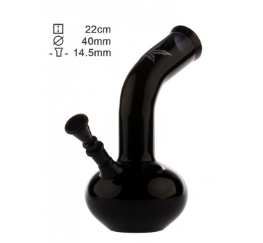 Бонг скляний Matt Leaf H: 22cm ?:40mm оптом - 88029
