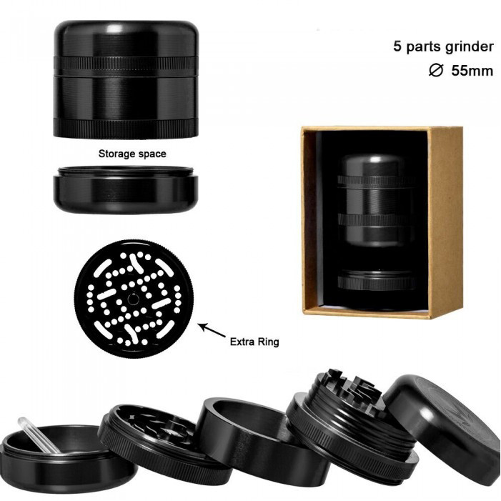 Ґріндер металевий Grace Glass | Grinder - American Style 5part d: 55mm оптом - 89228