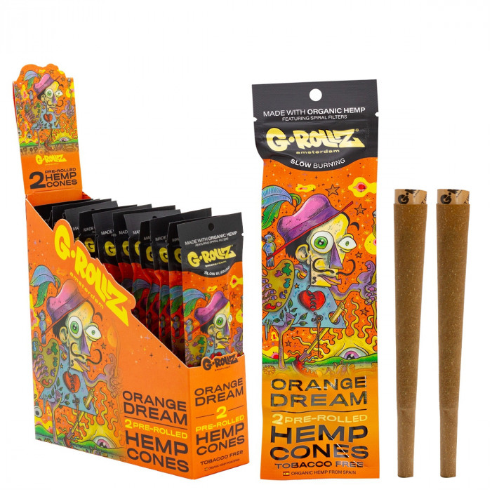 Конус G-ROLLZ - 2x Orange Dream Pre-Rolled Hemp Cones оптом - 89430