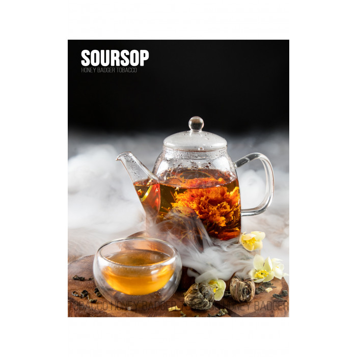 Табак для кальяна Honey Badger Soursop (Саусеп), Wild 40гр оптом - 236